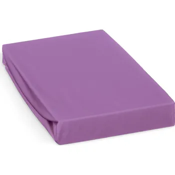 Prostěradlo Jersey prostěradlo na vysokou matraci (až 30cm), 90x200cm, na jednolůžko, světle fialové