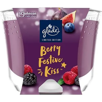 Svíčka GLADE Maxi Berry Festive Kiss 204 g