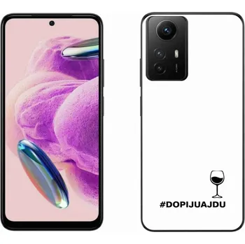 Pouzdro na mobilní telefon Gelový kryt mmCase na Xiaomi Redmi Note 12S - vinný motiv bílé pozadí