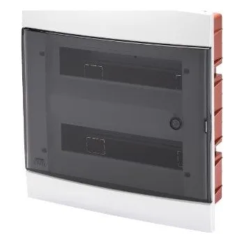 Rozvaděč GEWISS GW40233TB Rozvodnice 40 CDi pod omítku, 24M, IP40, bílá, s dvířky