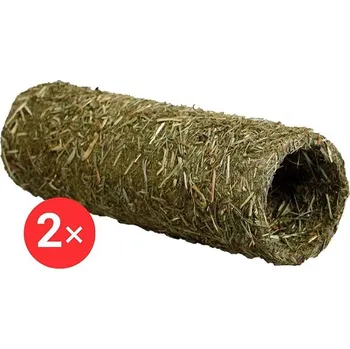 Krmivo pro hlodavce Karlie tunel ze sena pro hlodavce 19 × 6 cm 2 × 150 g