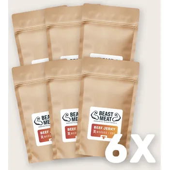 Sušené maso Výhodný set Hovězí jerky - Moruga Množství: 6ks