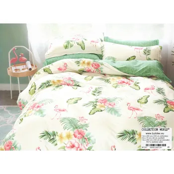 Povlečení Collection World Francouzské saténové povlečení M1241, 200x220 cm 70x80 cm