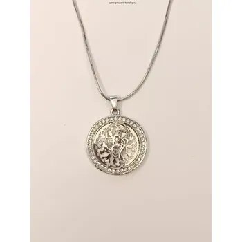 Náhrdelník Přívěsek - kočka (Náhrdelník z bižuterie - kočka)