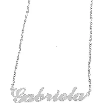 Šperk Ewena Řetízek z oceli se jménem Gabriela stříbrný