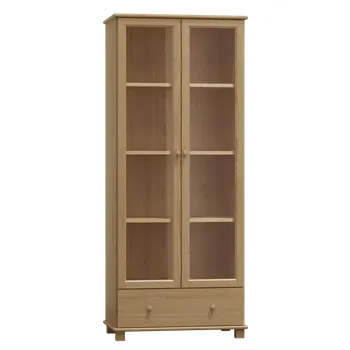 Knihovna Dřevěná knihovna MB 103 borovice masiv 80x190x42 cm