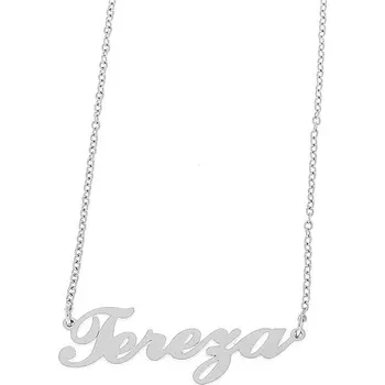 Náramek Ewena Řetízek z oceli se jménem Tereza stříbrný