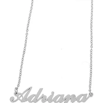Náramek Ewena Řetízek z oceli se jménem Adriana stříbrný