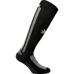 SIXS ponožky MOT2 zesílené podkolenky black/gray - 36/39