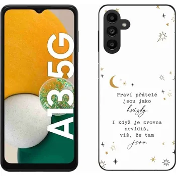 Pouzdro na mobilní telefon Gelový kryt mmCase na Samsung Galaxy A13 5G - citát 6 bílé pozadí