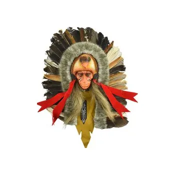 Závěsná dekorace Indiánský náčelník 25 cm - var. X