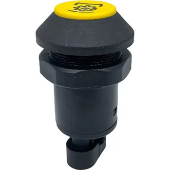 vypínač Tlačítkový žlutý spínač pro vývodovou hřídel na traktory Fendt