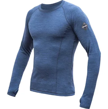 SENSOR MERINO BOLD pánské triko dl.rukáv cool blue Velikost: 3XL