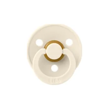 dudlíky BIBS Colour dudlíky z přírodního kaučuku 1 ks vel. 2, ivory