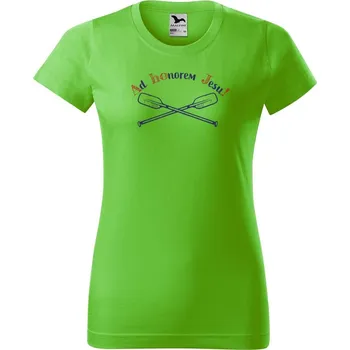 Dámské tričko DOBRÝ TRIKO Dámské tričko pro vodačku Ahoj Barva: Khaki, Velikost: XL