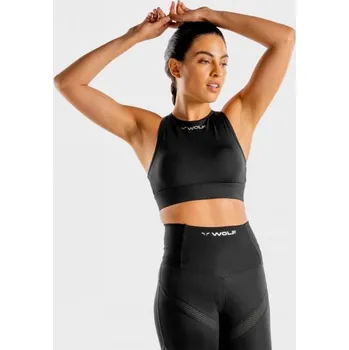 Podprsenka Sportovní podprsenka Wolf Onyx - SQUATWOLF černá XS