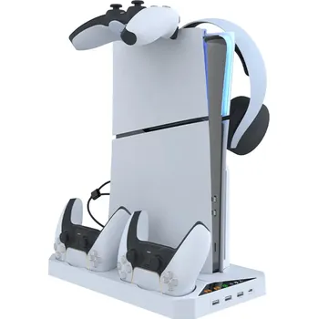 Držák na ovladač Multifunkční chladící stanice pro PS5 Slim