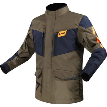 Moto bunda LS2 Helmets LS2 METROPOLIS EVO MAN JACKET KHAKI BLUE ORANGE - 3XL