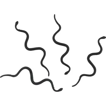 Party dekorace Chaks Dekorace - černé hady 12 ks