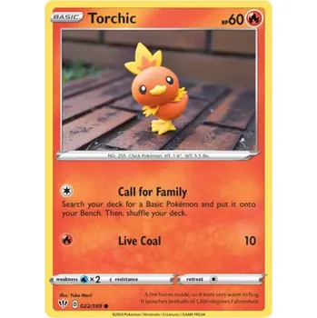 Sběratelská karetní hra Pokémon karta Torich 022/189