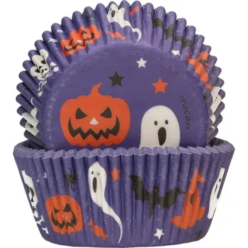 Plech na pečení FunCakes, Holandsko Halloween cukrářské košíčky F84365