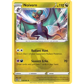 Sběratelská karetní hra Pokémon karta Noivern 133/195