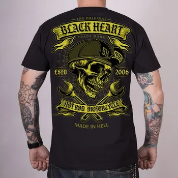 Tričko BLACK HEART SATAN Barva: Černá, Velikost: XXL