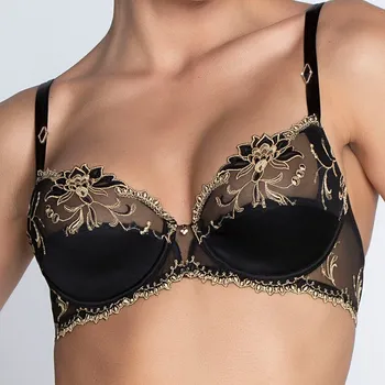 Podprsenka Lise Charmel - Eblouissante icone podprsenka vyšší nevyztužená or nuit 70D ACJ6030