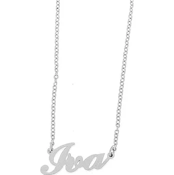 Šperk Ewena Řetízek z oceli se jménem Iva stříbrný
