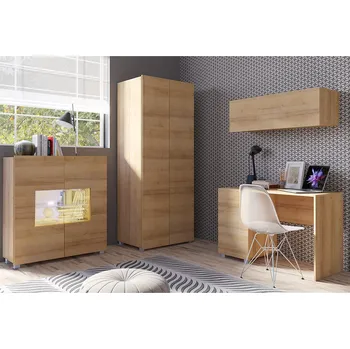 Obývací stěna Obývací stěna CALABRINI d | 300 cm | 4 díly P | dub zlatý