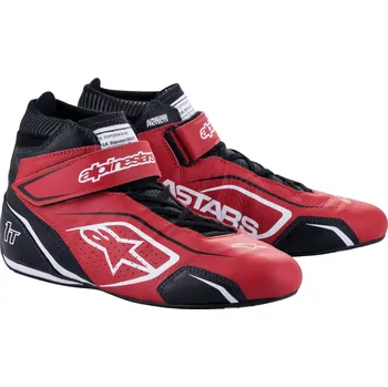 Moto obuv FIA závodní obuv Alpinestars Tech-1 T V3, Červená/černá/bílá