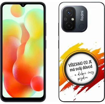 Pouzdro na mobilní telefon Gelový kryt mmCase na Xiaomi Redmi 12C - citát 3 bílé pozadí