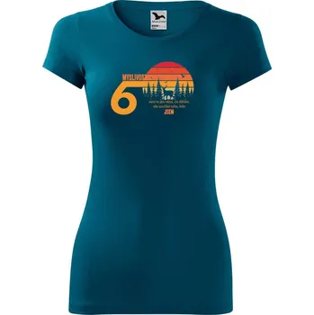 DOBRÝ TRIKO Dámské tričko 60 let myslivost Velikost: M, Barva: Limetková