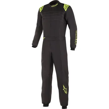 Moto kombinéza Alpinestars FIA kombinéza KMX-9 V3, Černá/žlutá