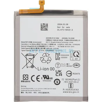 Baterie pro mobilní telefon Samsung baterie EB-BA546ABY 5000 mAh Galaxy A34 5G (SM-A346), A35 5G (SM-A356), A54 5G (SM-A546), or a zpět 58 Kč s ATC Clubem
