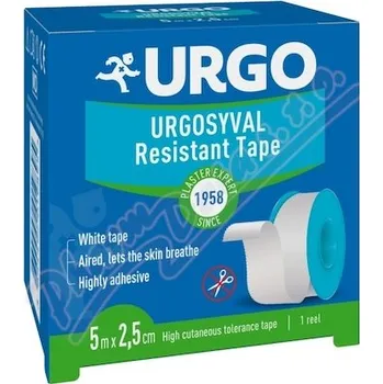 Zdravotnický materiál URGO SYVAL Textilní náplast bílá 2.5cmx5m NOVÁ