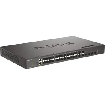 Switch D-Link DXS-3410-32SY E - 10G,L3,Stackable Managed Switches,28x10G SFP+, 4x25G SFP28 MG, L3 10G Stackable Managed Switch DXS-3410