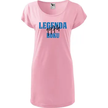 Dámské tričko DOBRÝ TRIKO Dámské tričko/šaty Legenda roku Velikost: XS, Barva: Růžová