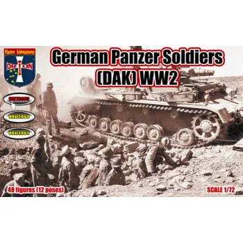 Plastikový model Orion Miniatures 1/72 German Panzer Soldiers (DAK) WW2