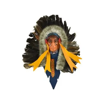 Závěsná dekorace Indiánský náčelník 20 cm - var. H