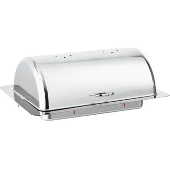 Ohřívač nápojů Sambonet Paderno Industrie CHAFING ZAOBLENÝ - ELEKTRICKÝ k zabudování