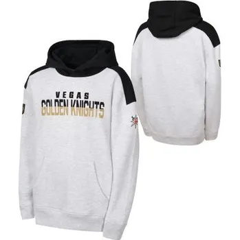 Chlapecká mikina Outerstuff Dětská mikina Vegas Golden Knights NHL Elite Defense Clrbld Hd Velikost: Dětské L (11 - 12 let)