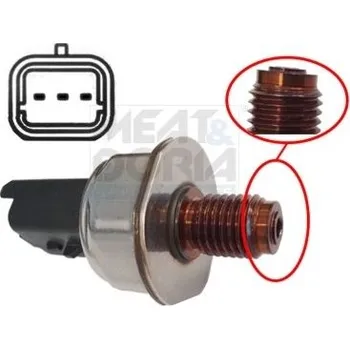 Autoelektrika Snímač, tlak paliva MEAT & DORIA 9224