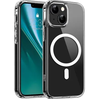 Pouzdro na mobilní telefon Hybridní TPU pouzdro Etteri Mag pro iPhone 13 transparentní