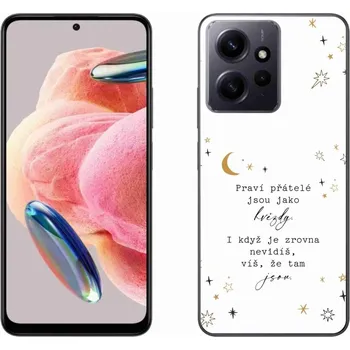 Pouzdro na mobilní telefon Gelový kryt mmCase na Xiaomi Redmi Note 12 4G - citát 6 bílé pozadí