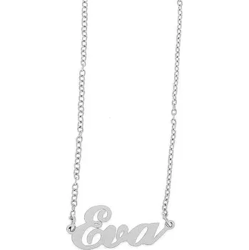 Náramek Ewena Řetízek z oceli se jménem Eva stříbrný
