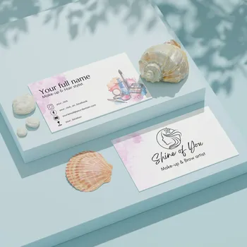 Stojan na vizitku Vizitka pro kosmetičky a vizážistky