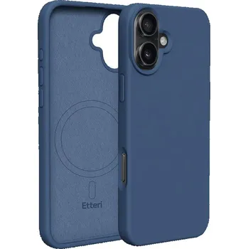 Pouzdro na mobilní telefon Silikonové TPU pouzdro Etteri Mag pro iPhone 16 tmavě modré
