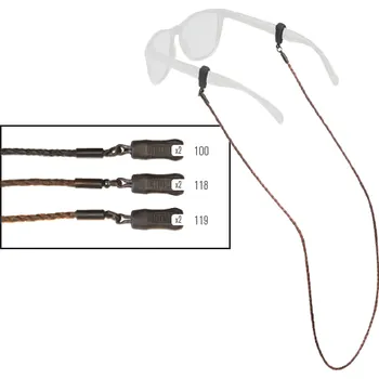 Chums Braided leather kožená šňůrka Barva: Hnědá Chums Braided leather