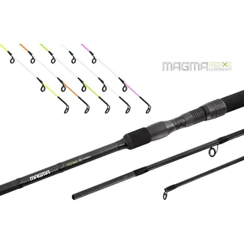 Rybářský prut Delphin MAGMA REAXE 30T - Set špiček Delphin M-REAXE 125g - Carbon / 5ks